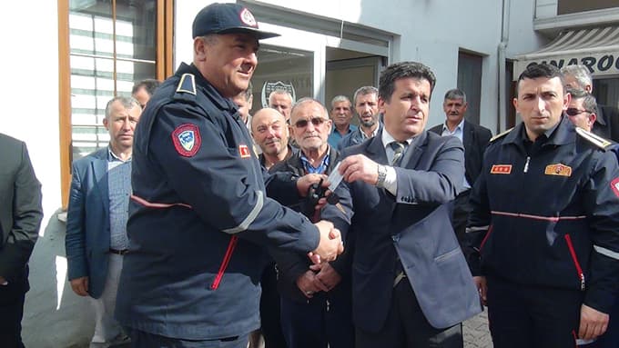Taraklı'ya yeni itfaiye aracı