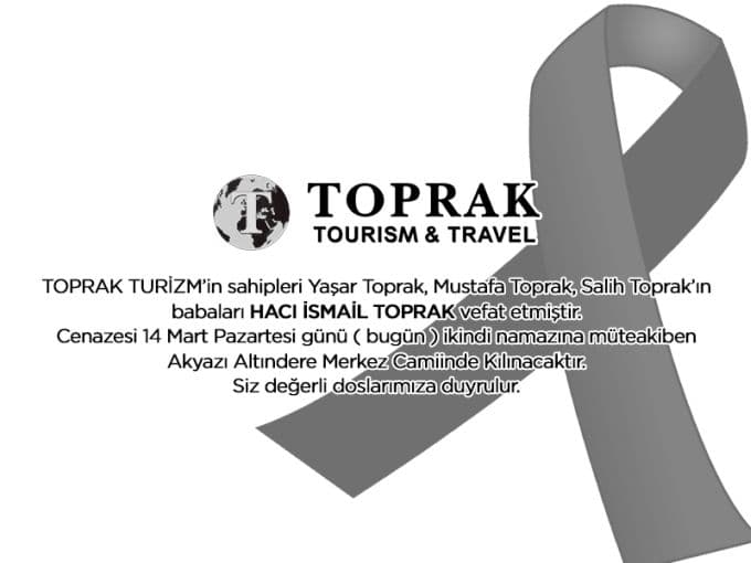 Toprak ailesinin acı günü