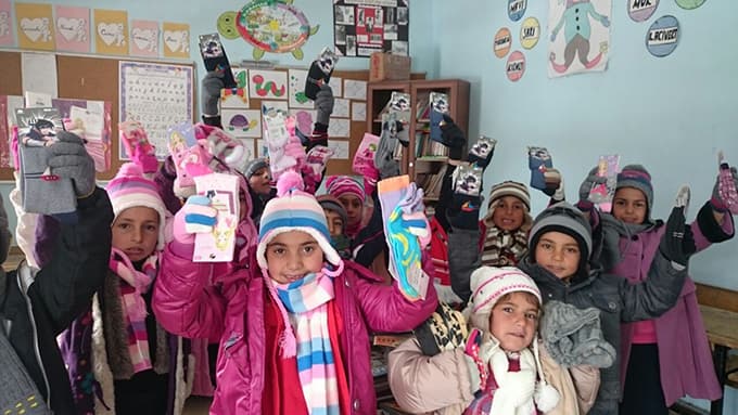 Ağrılı öğrencilerden Sakaryalı miniklere teşekkür