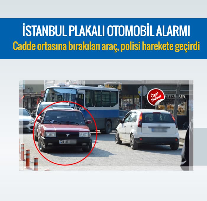 İstanbul plakalı otomobil alarmı