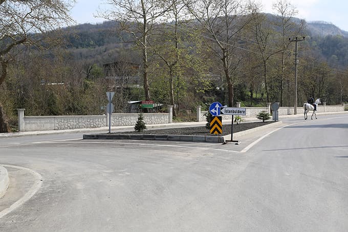 Güldibi'ne yeni kavşak