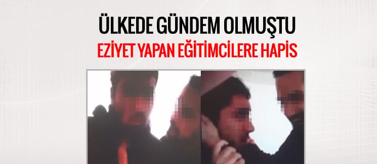 Otizmli öğrencilere şiddet uygulayan eğitmenlere hapis