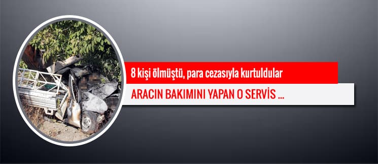 Aracın bakımını yapan o servis ...