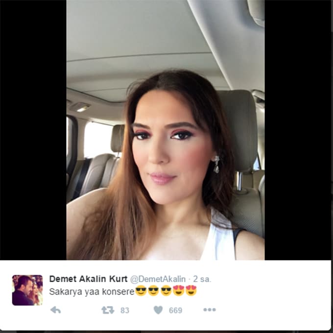 Demet Akalın Sakarya'da
