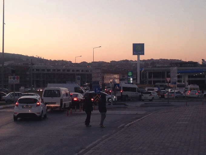 Medeniyet Bulvarı'nda trafik çilesi