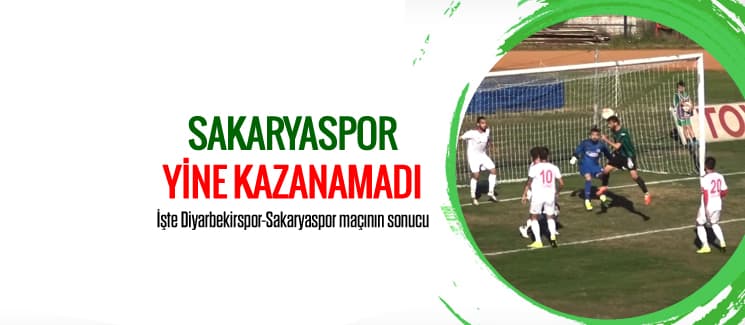 Sakaryaspor yine kazanamadı