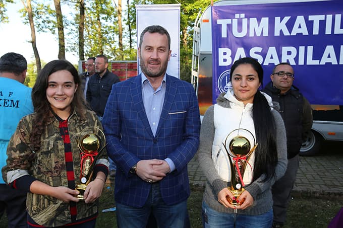 Trapçılar hünerlerini sergiledi