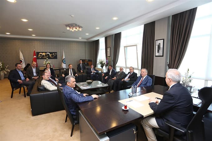 İl Müftüsü ve Emniyet Müdürü'nden SATSO'ya ziyaret
