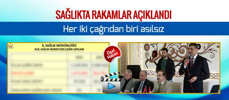 Sağlıkta rakamlar açıklandı