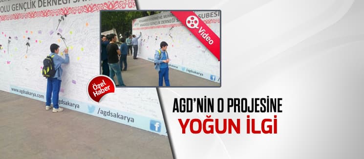 AGD'nin o projesine vatandaşlardan yoğun ilgi