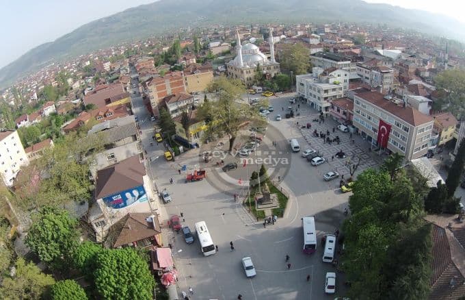 Geyve'ye bir de havadan bakın