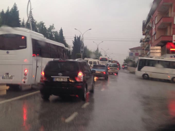 O caddede her mesai bitimi aynı çile!