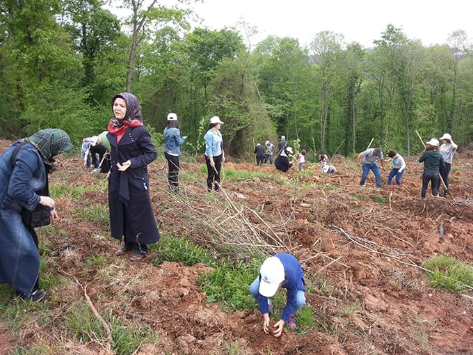 ÇEKUD ve Agah'dan ağaçlandırma faaliyetleri