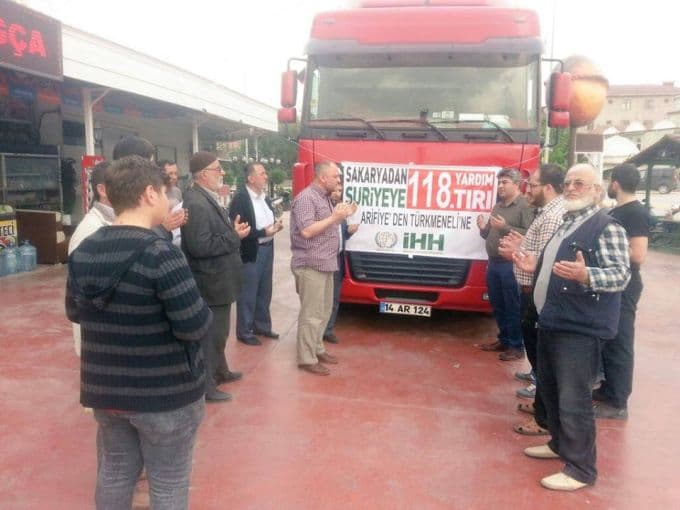 Sakarya'dan 118. yardım tırı Suriye'ye doğru yola çıktı