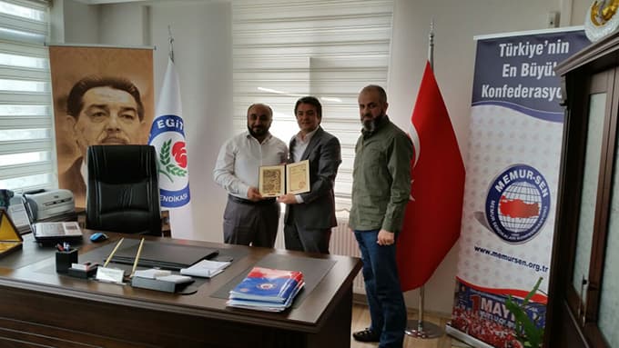 Sakarya İHH'dan Eğitim-Bir-Sen'e ziyaret&#8207; 