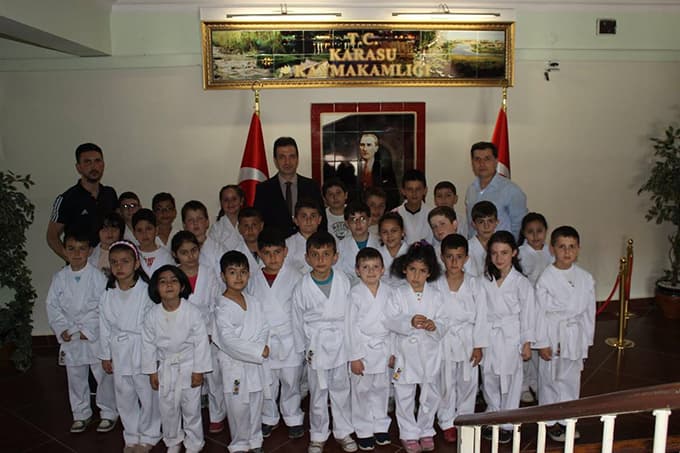 Karasu kaymakamına teşşekkür ziyareti