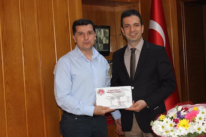 Karasu kaymakamına teşşekkür ziyareti