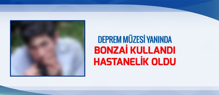 Bonzai kullandı, hastanelik oldu