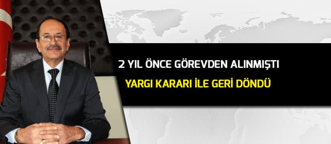 Kaynarca Milli eğitim müdürü yargı kararı ile görevine döndü