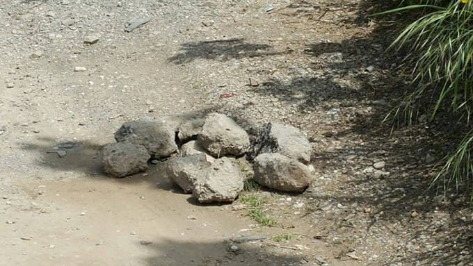 Hendekli vatandaşların bozuk yol isyanı