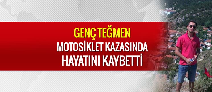 Genç teğmen motosiklet kazasında hayatını kaybetti