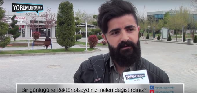 "Bir günlüğüne Rektör olsanız, neleri değiştirdiniz?"