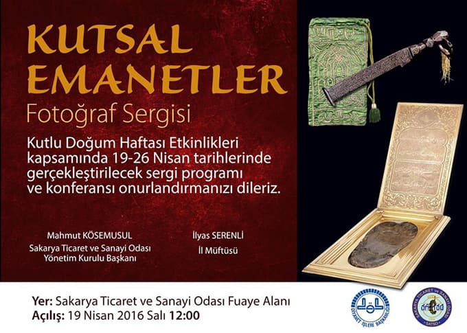 Kutsal Emanetler Fotoğraf Sergisi  SATSO'da 