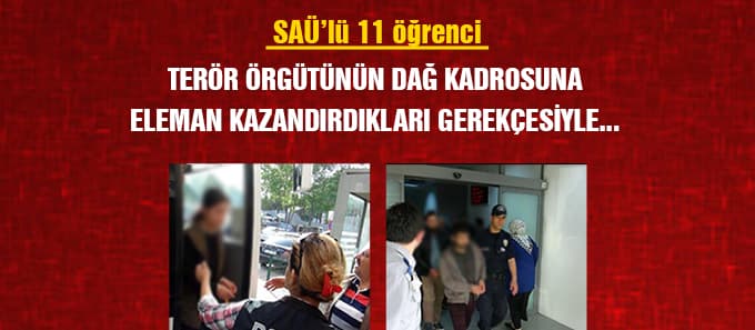 Terör operasyonunda gözaltına alınanlar adliyeye sevk edildi