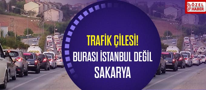 Trafik çilesi sürücüleri isyan ettirdi