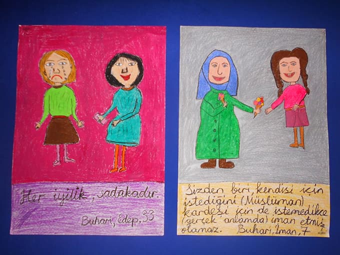 Hadisleri resimlerle anlattılar