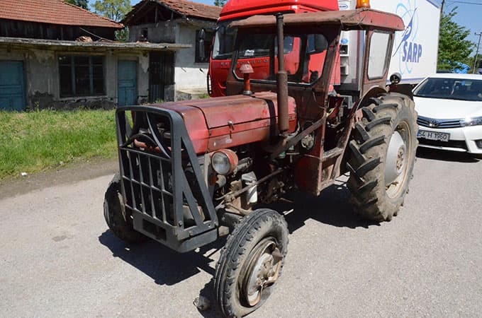 D-100 karayolu üzerinde kaza