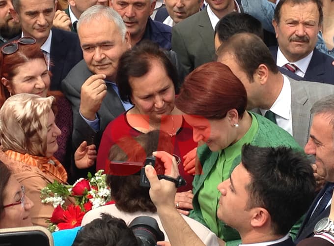 Akşener böyle karşılandı