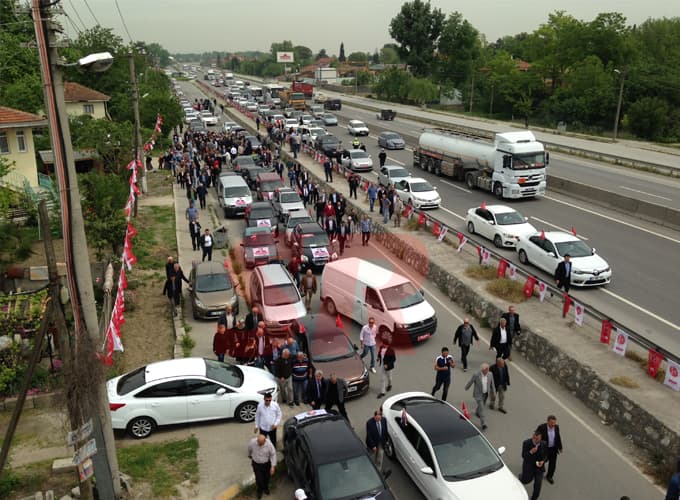 Akşener böyle karşılandı