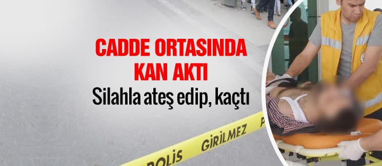 Cadde ortasında silahlı kavga