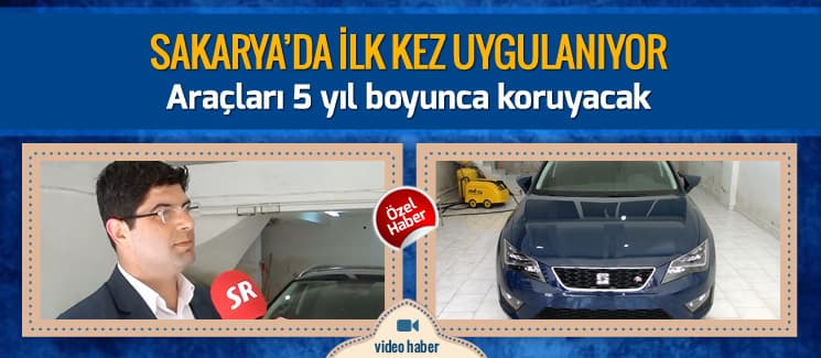Sakarya'da araç korumada bir ilk