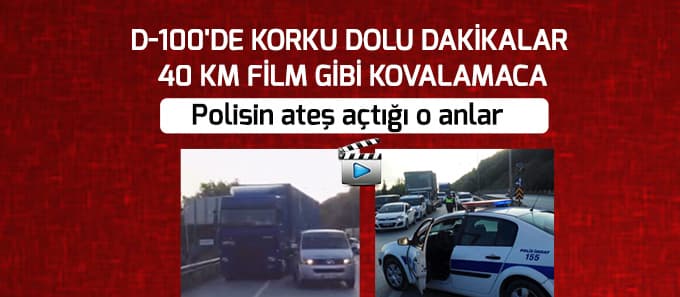 D-100'de korku dolu anlar 