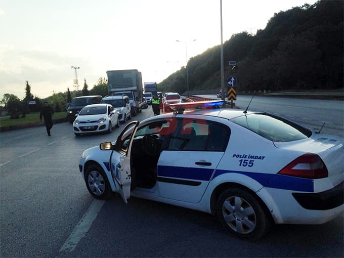 D-100'de korku dolu anlar 