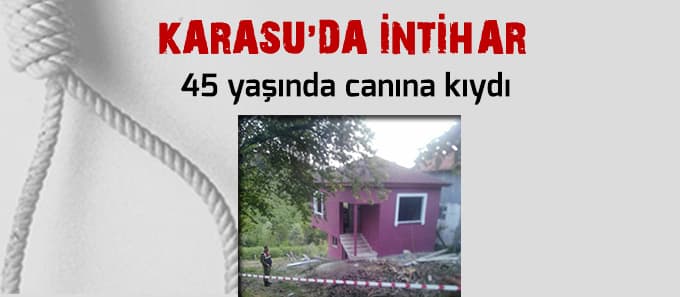 Karasu'da intihar