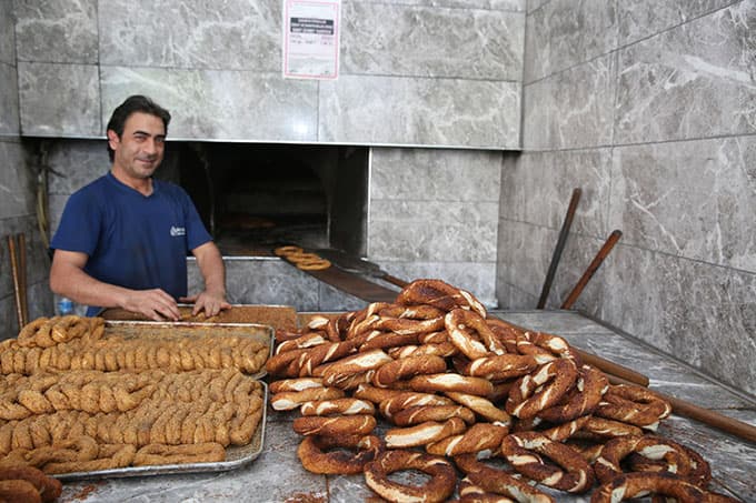 Simit fırınları denetlendi