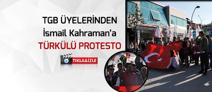 TBMM Başkanı'nı türkü ile protesto ettiler