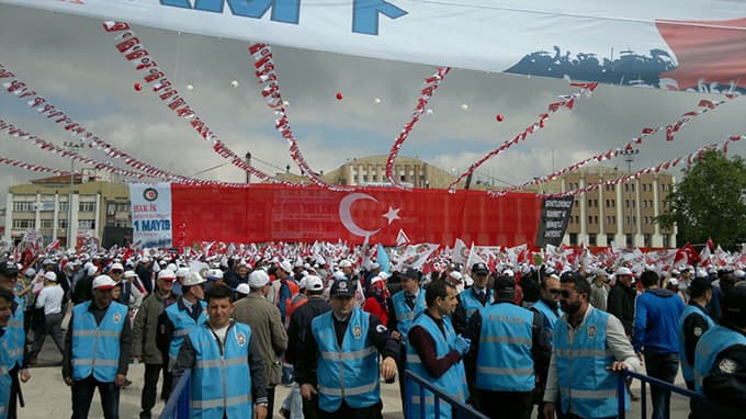 Sakarya'da 1 Mayıs böyle kutlandı