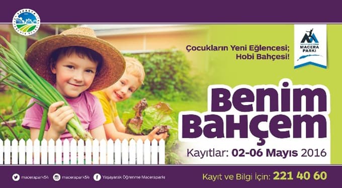 Çocuklar, kendi bahçelerini yapacaklar