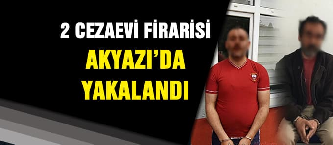 2 cezaevi firarisi yakalandı