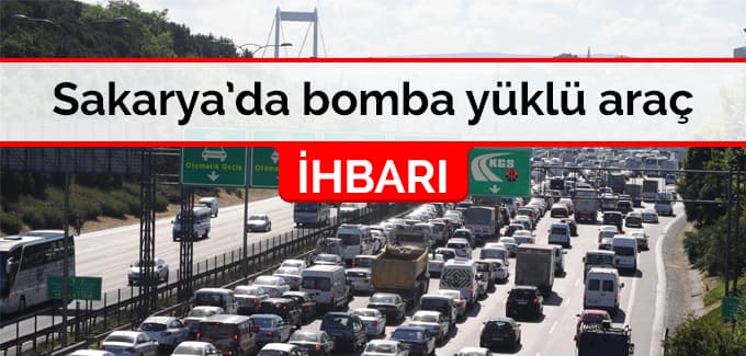 TEM otoyolunda bomba paniği