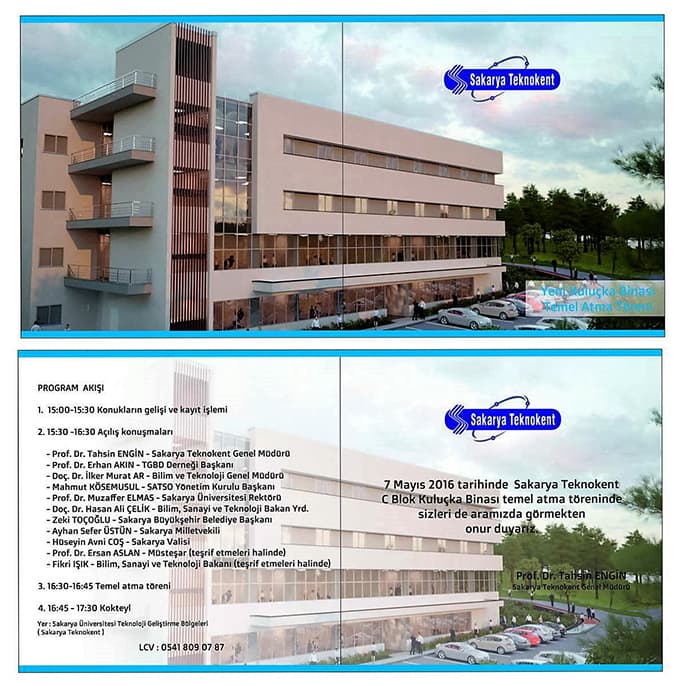 SAÜ Teknokent büyük bir hızla ilerliyor