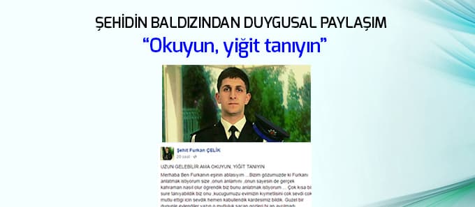 Baldızı Şehit Furkan Çelik'i anlattı