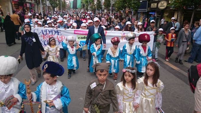 Çark Caddesi'nde eylem hazırlığı