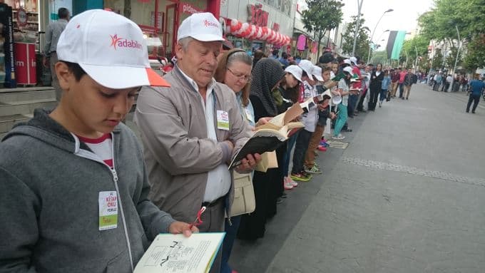 Çark Caddesi'nde eylem hazırlığı