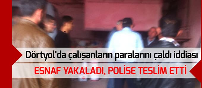 Esnaf yakaladı, polise teslim etti
