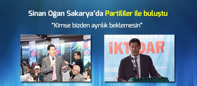 Sinan Oğan partililer ile buluştu